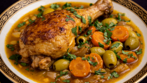 Tajine Zitoun au poulet