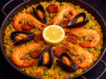 Paella aux fruits de mer